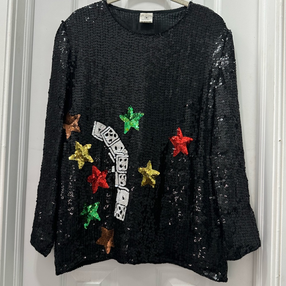 Vintage Sequin Top